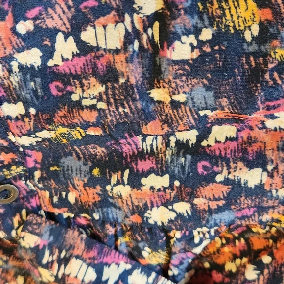 Tulle by Anthropologie Button Up Shirt Dress with Pockets Size XS - Picture 14 of 14